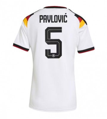 Tyskland Aleksandar Pavlovic #5 Hjemmebanetrøje Dame VM 2026 Kortærmet
